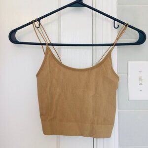 Aritzia Sunday Best seamless ribbed camisole S
